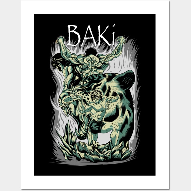 Baki hanma Wall Art by szymonnowotny8